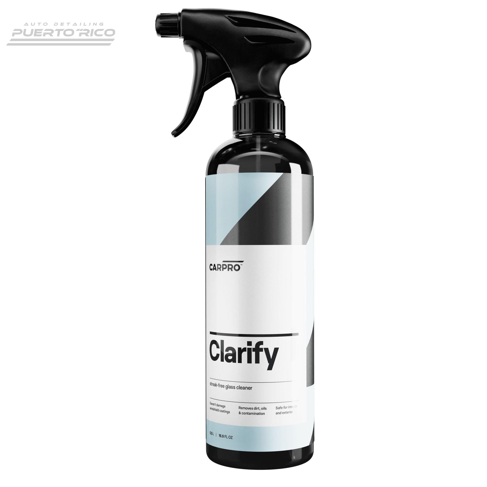Clarify: Glass Cleaner-Cristales-Auto Detailing Puerto Rico