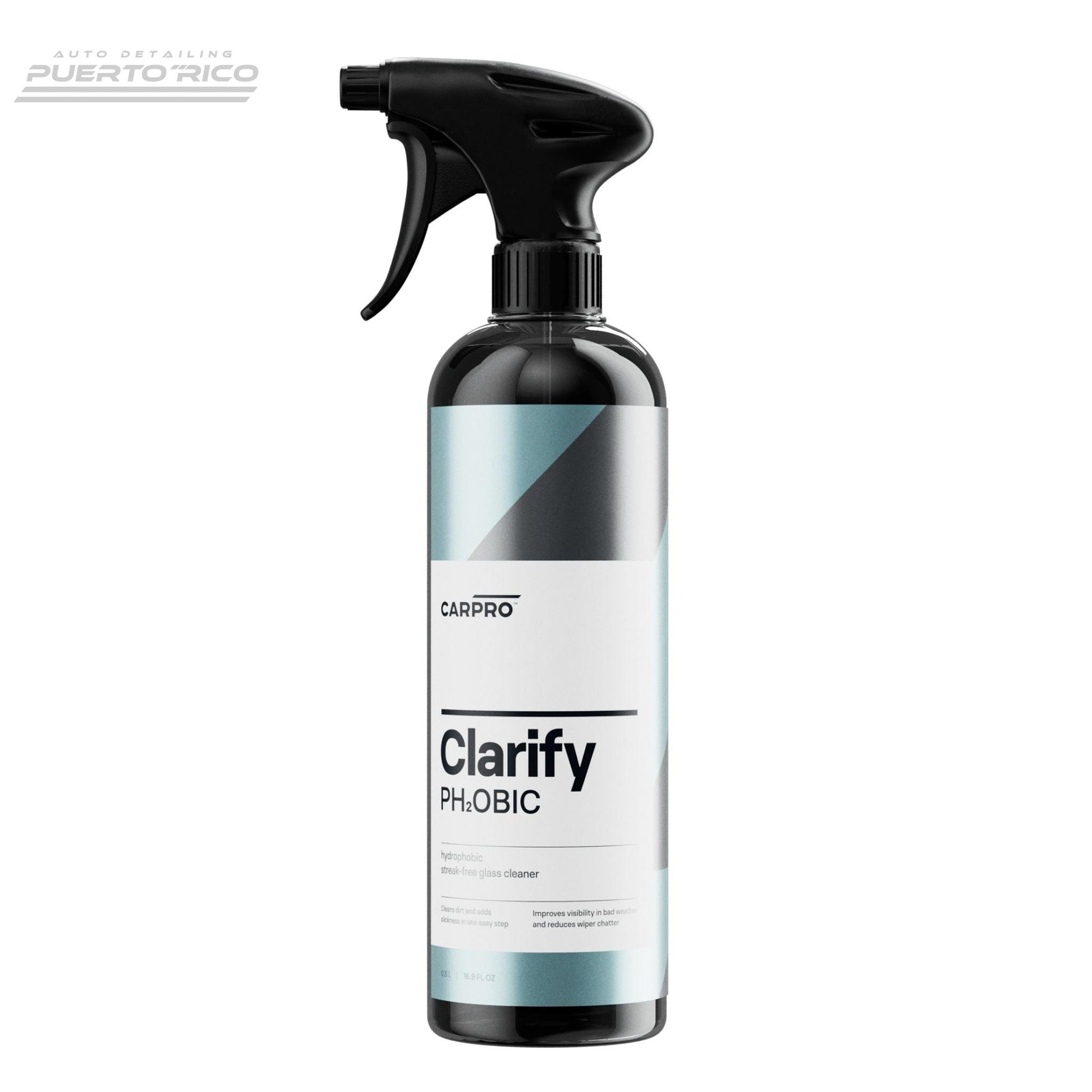 Clarify PH₂OBIC: Glass Cleaner and Sealant-Cristales-Auto Detailing Puerto Rico