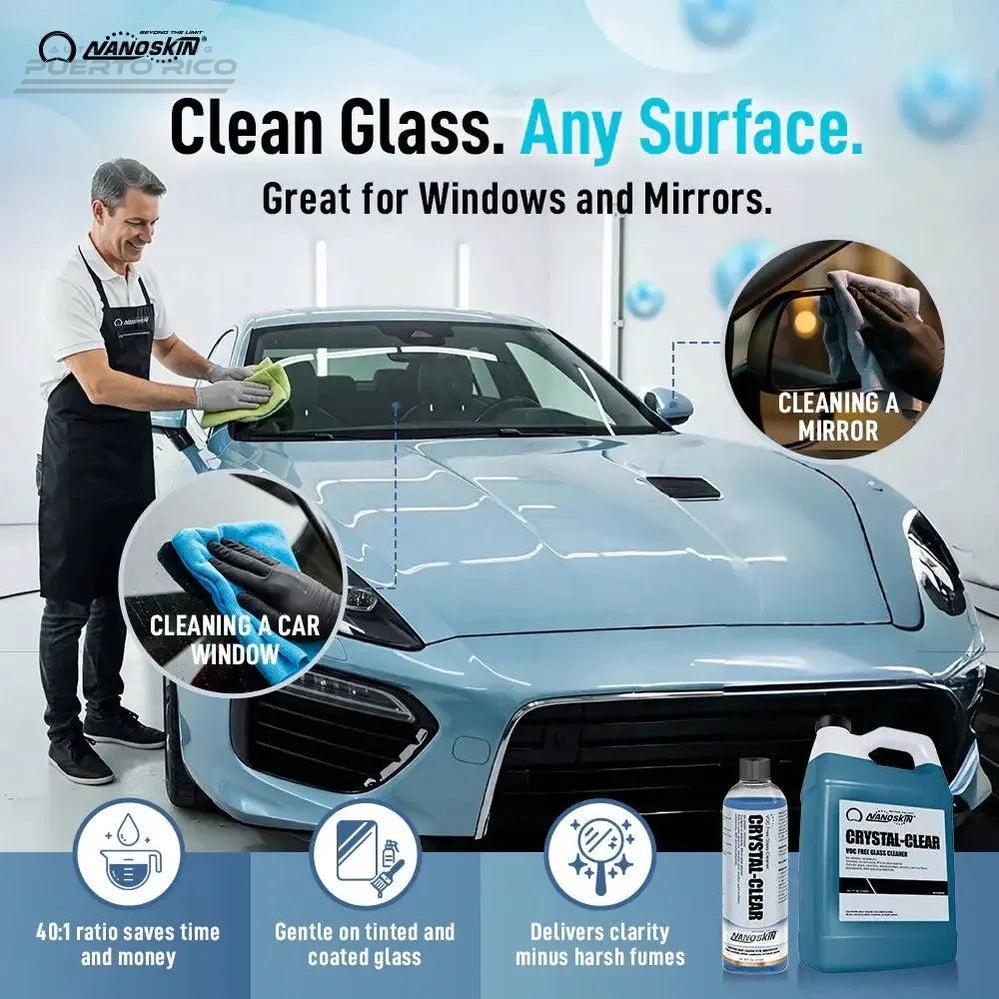 Cristal Clear: Glass Cleaner Concentrate-Cristales-Auto Detailing Puerto Rico
