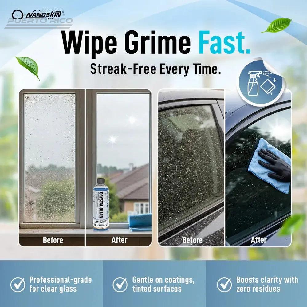 Cristal Clear: Glass Cleaner Concentrate-Cristales-Auto Detailing Puerto Rico