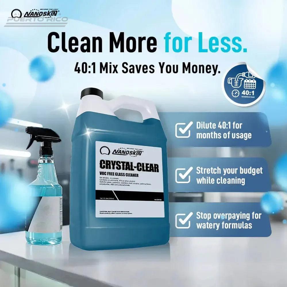 Cristal Clear: Glass Cleaner Concentrate-Cristales-Auto Detailing Puerto Rico