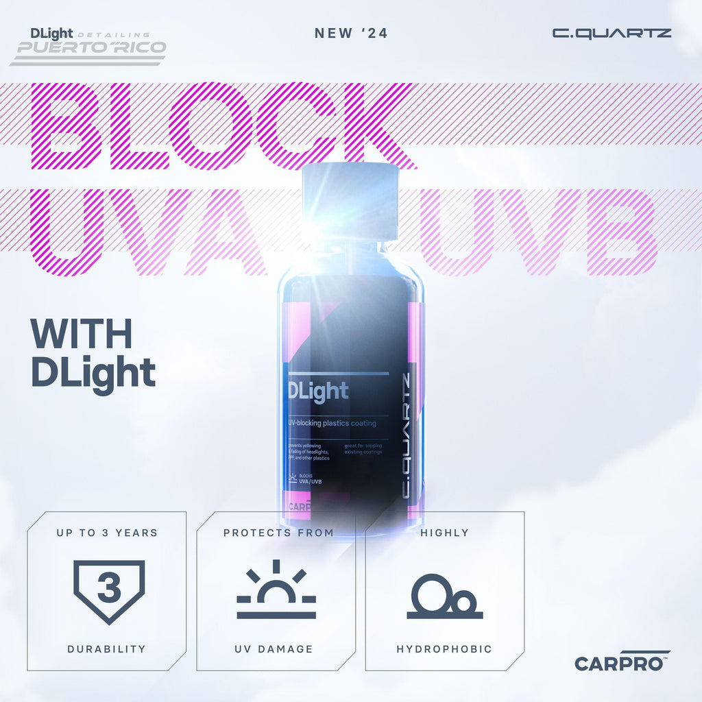DLight: UV Blocking Plastic Coating-Plasticos-Auto Detailing Puerto Rico