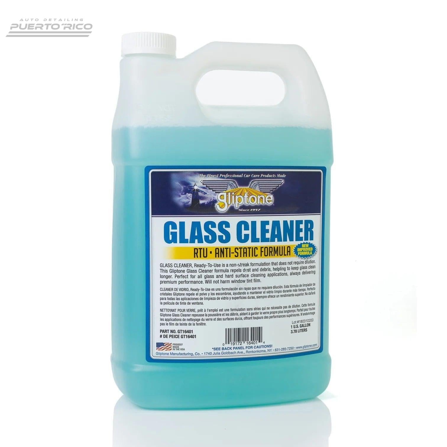 Glass Cleaner RTU Anti-Static Formula