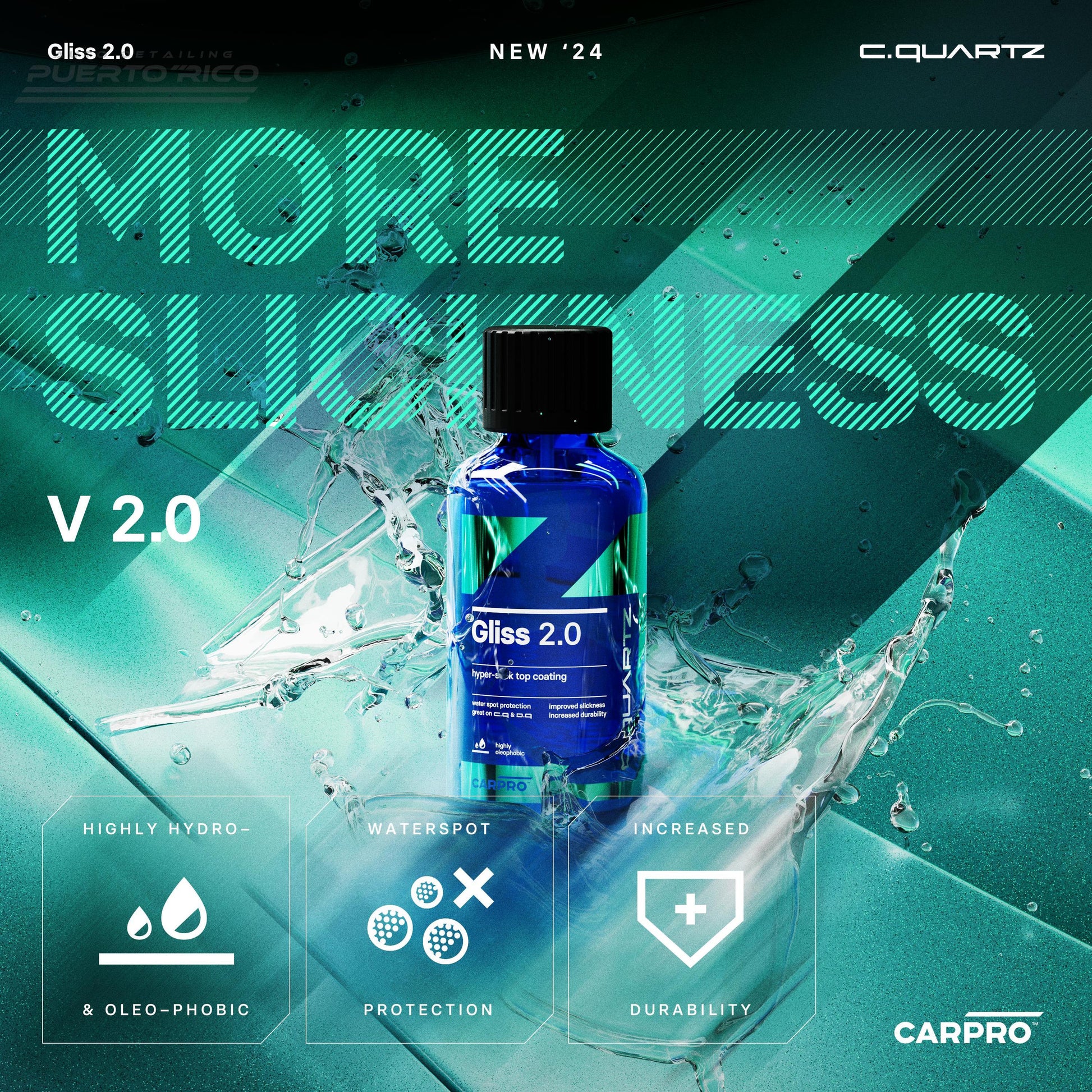 Gliss 2.0 Top Coat-Selladores-Auto Detailing Puerto Rico