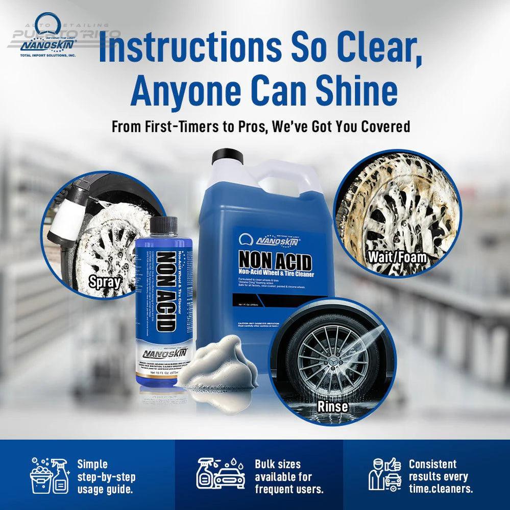 Non Acid: Wheel Cleaner Concentrate-Aros-Auto Detailing Puerto Rico