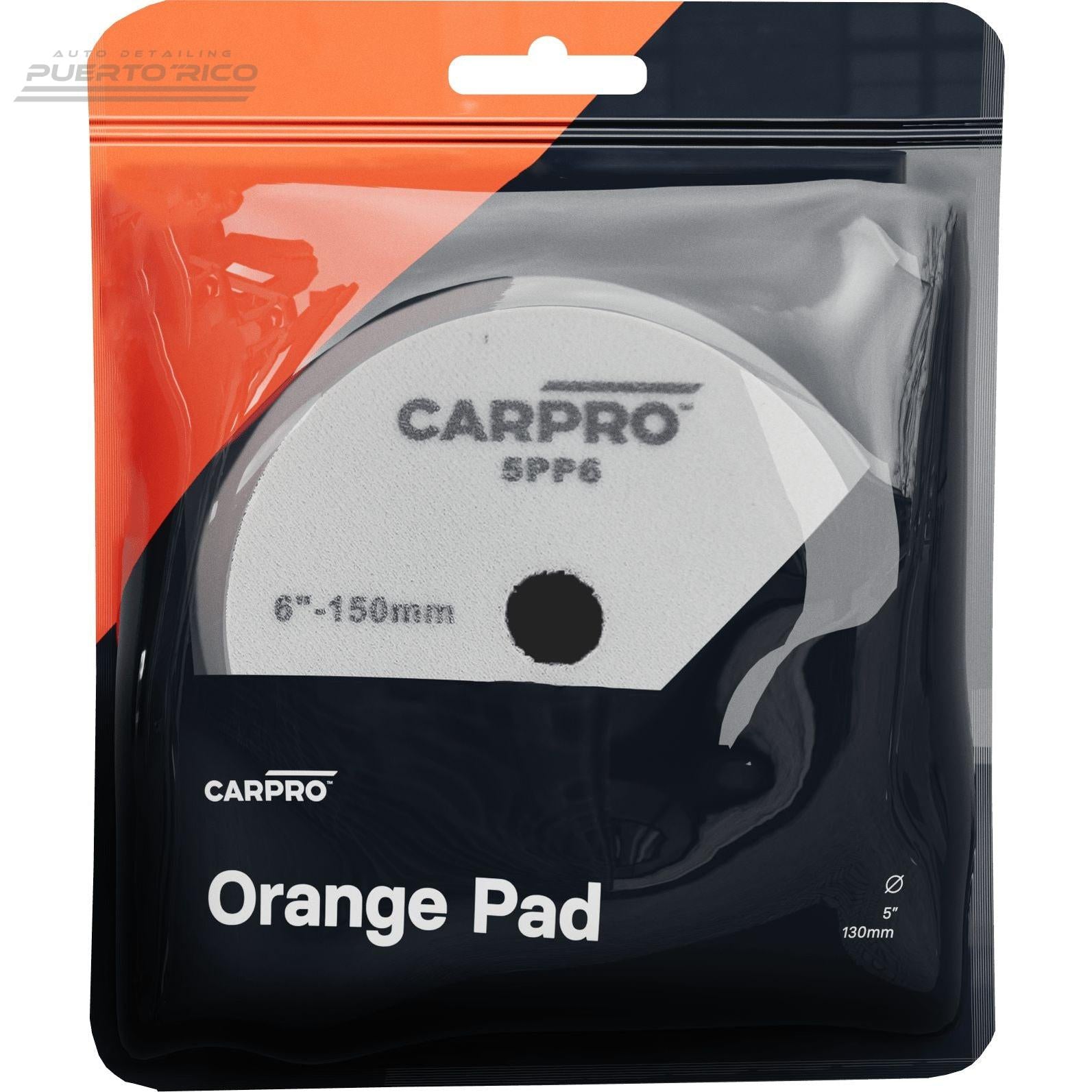 Orange Polishing Pad-Pulido-Auto Detailing Puerto Rico