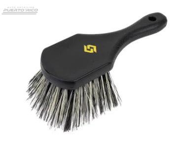 Short Handle Soft Bristles Wheel Brush