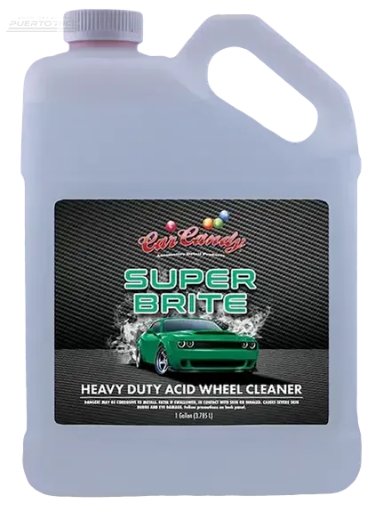Super Brite Heavy Duty Wheel Acid-Aros-Car Candy-128 oz.-Auto Detailing Puerto Rico